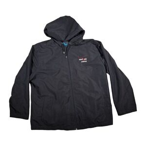 Verizon Arena Tri Mountain Womens XL Black Hooded Full Zip Jacket
